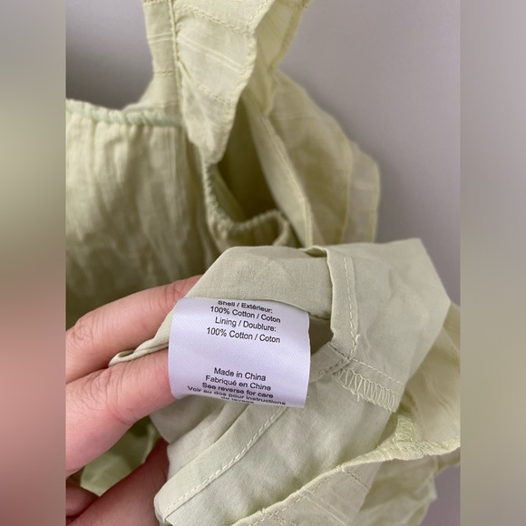 NWT Heartloom RIANNE RUFFLE TIERED DRESS size M Green - Picture 10 of 11